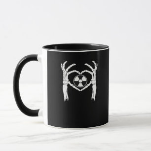 Radiology X-Ray Tech Heart Shaped Skeleton Hands D Mug