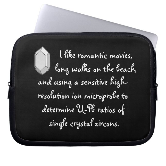 Radiometric Dating Service- Funny Geology Laptop Sleeve (Front)