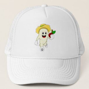 Radish as Farmer with Fruit Trucker Hat