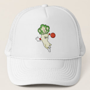 Radish at Basketball Sports Trucker Hat