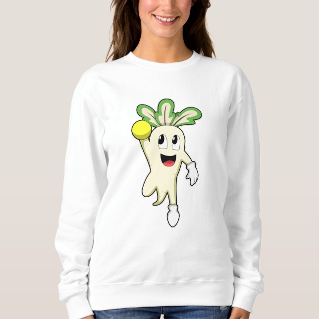 Radish at Handball player with Handball Sweatshirt (Front)