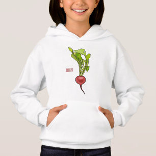 Radish cartoon illustration