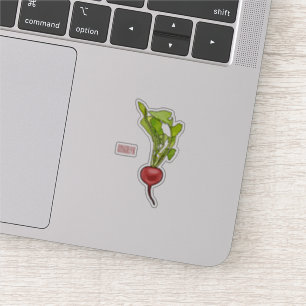 Radish cartoon illustration