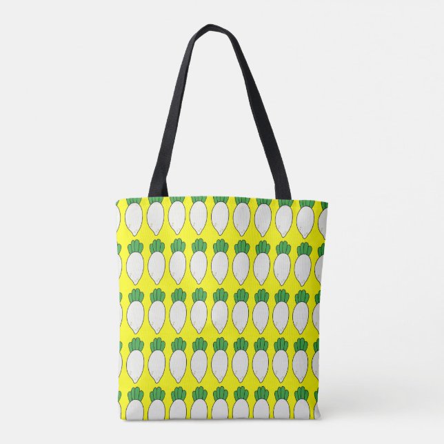 Radish Pattern 4 Tote Bag (Back)