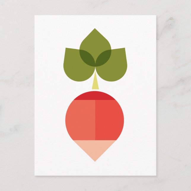 Radish Postcard (Front)