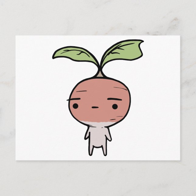 Radish Postcard (Front)
