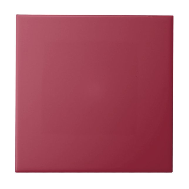 Radish Red Square Kitchen and Bathroom Tile (Front)