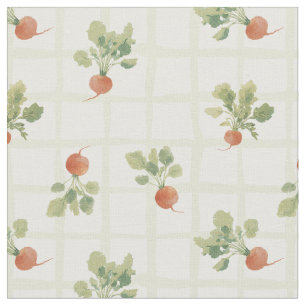Radish summer picnic fabric