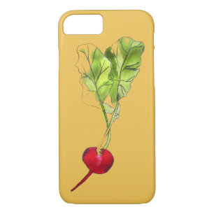 Radish vegetable watercolour illustration art Case-Mate iPhone case