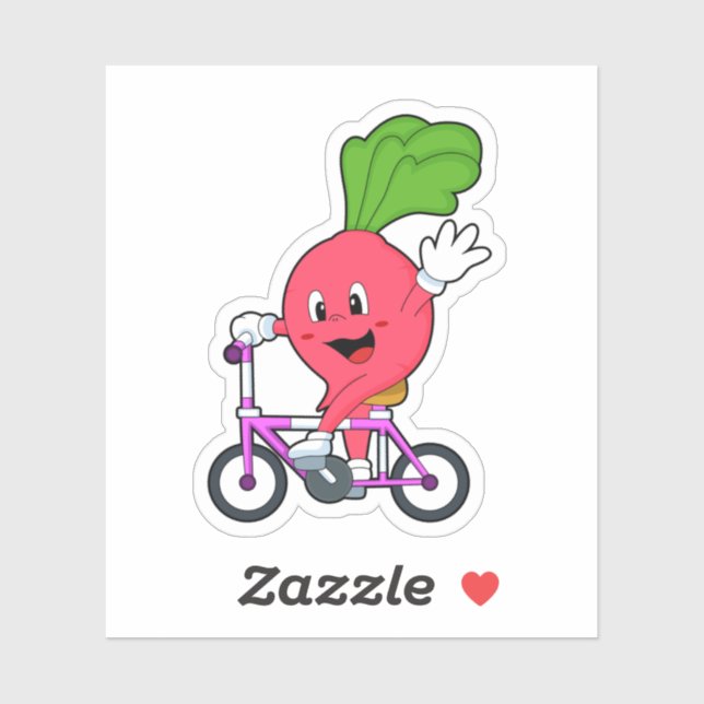 Radish with Bicycle (Sheet)