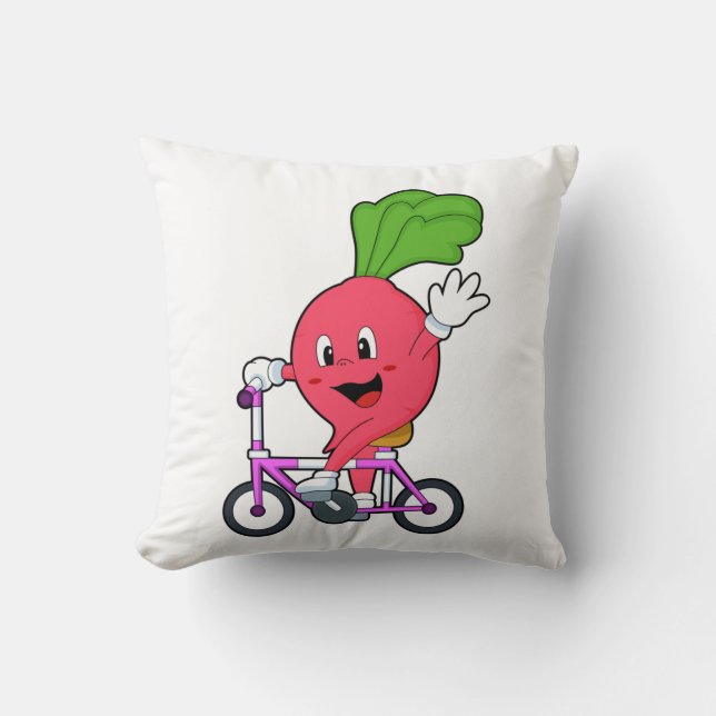 Radish with Bicycle Cushion (Front)