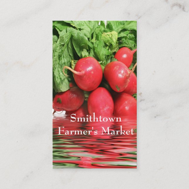 Radishes Business Card (Front)