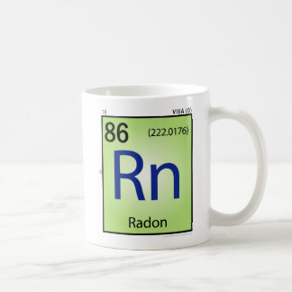 Radon (Rn) Element Mug