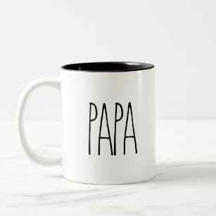 RAE DUNN Inspired PAPA Coffee Mug
