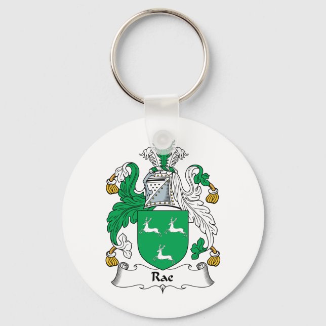 Rae Family Crest Key Ring (Front)