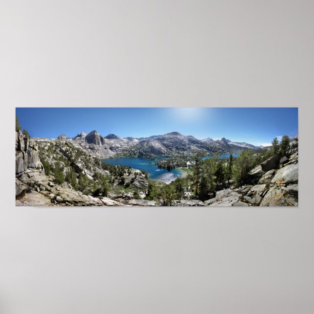 Rae Lakes - John Muir Trail - Kings Canyon Poster (Front)