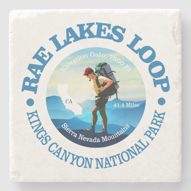 Rae Lakes Loop (C) Stone Coaster (Front)
