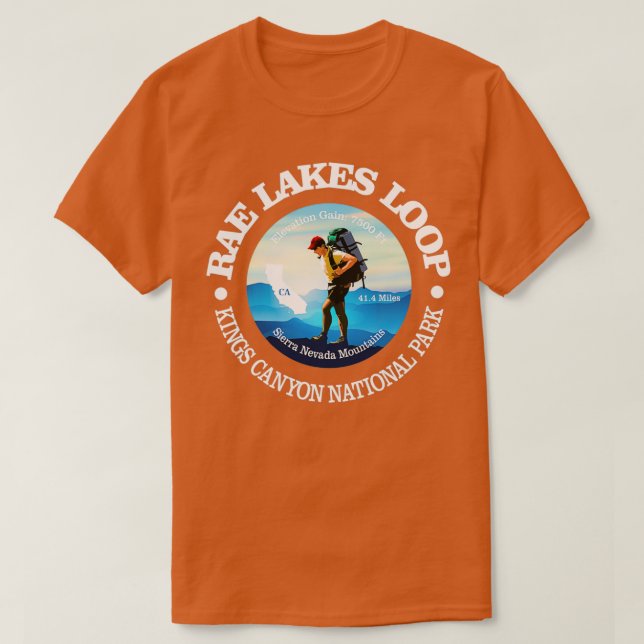 Rae Lakes Loop C T-Shirt (Design Front)