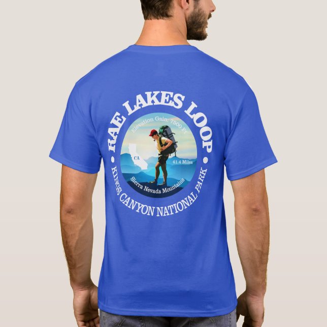 Rae Lakes Loop (C) T-Shirt (Back)