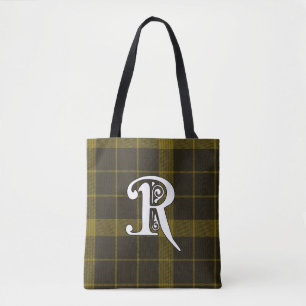 Raeburn Clan Tartan Monogram Tote Bag