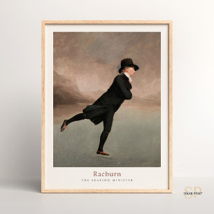 Raeburn Vintage Art Print Skating Minister