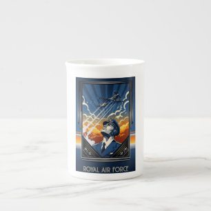 RAF Art Deco Bone China Mug