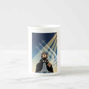 RAF Art Deco Bone China Mug