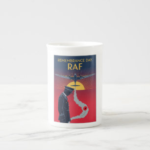RAF Art Deco Remembrance Day Edition Bone China Mug