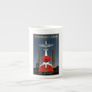 RAF Art Deco Remembrance Day Edition Bone China Mug