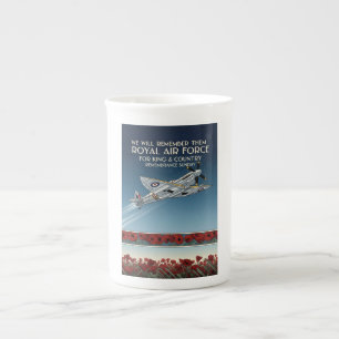 RAF Art Deco Remembrance Day Edition Bone China Mug