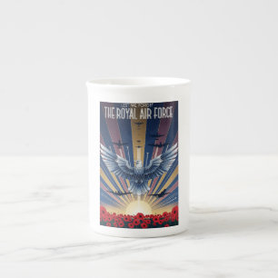 RAF Art Deco Remembrance Day Edition Bone China Mug