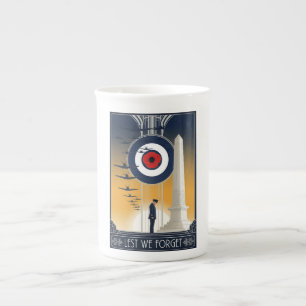 RAF Art Deco Remembrance Day Edition Bone China Mug
