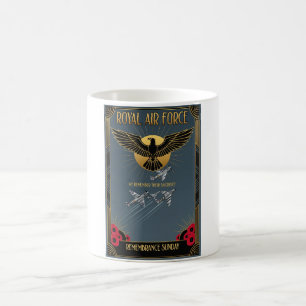 RAF Art Deco Remembrance Day Edition Coffee Mug