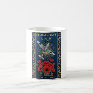 RAF Art Deco Remembrance Day Edition Coffee Mug