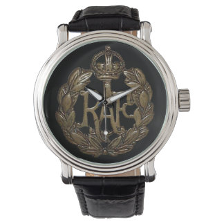 RAF Cap Badge WWII King George Watch