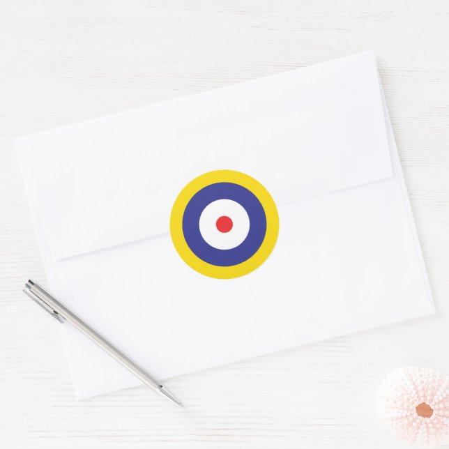 RAF/RCAF Roundel Stickers (Envelope)