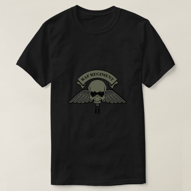 RAF Regiment 2 Squadron (subdued)  T-Shirt (Design Front)
