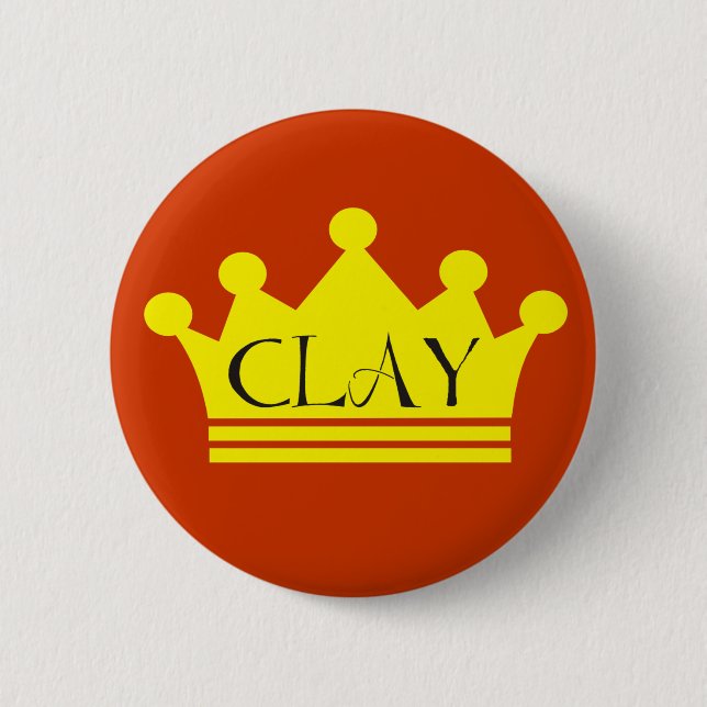 Rafa Nadal King of Clay Button (Front)