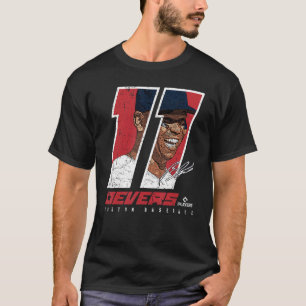 Rafael Devers Silhouette Carita Boston MLBPA T-Shirt