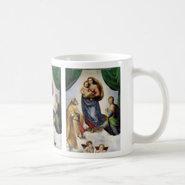 RAFAEL , Madonna Sixtina Coffee Mug (Right)