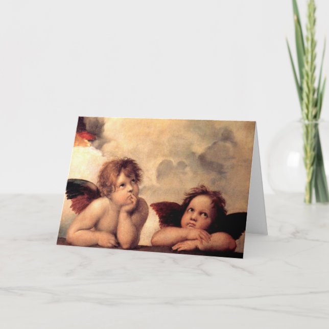 Rafael's Putti Greeting Card (Front)