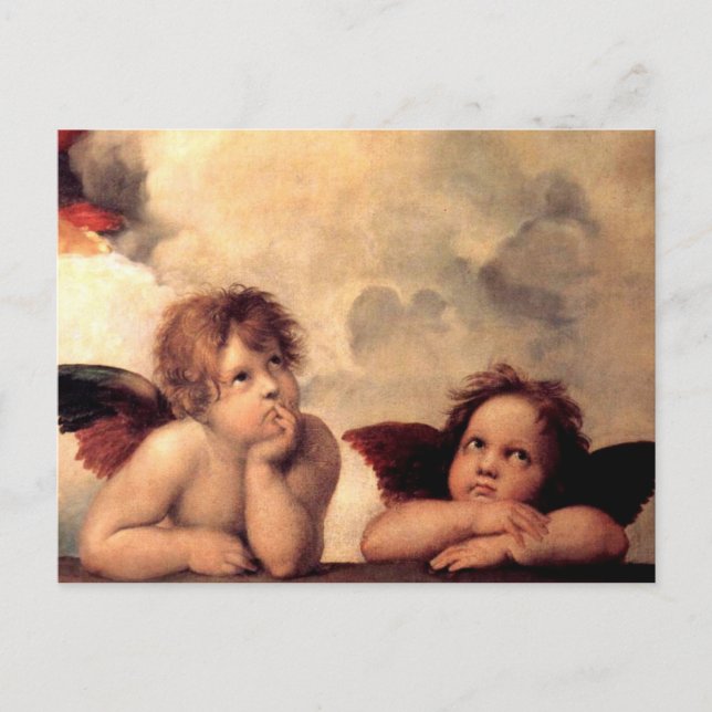 Rafael's Putti Postcard (Front)