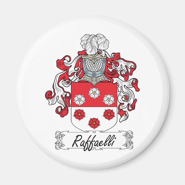 Raffaelli Family Crest Magnet (Front)