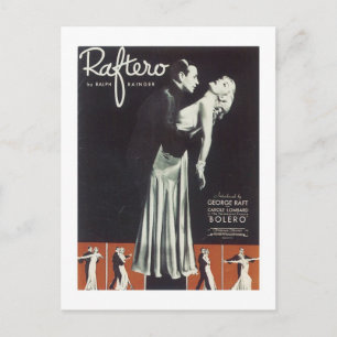 Raftero Vintage Songbook Cover Postcard