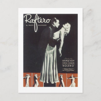Raftero Vintage Songbook Cover Postcard