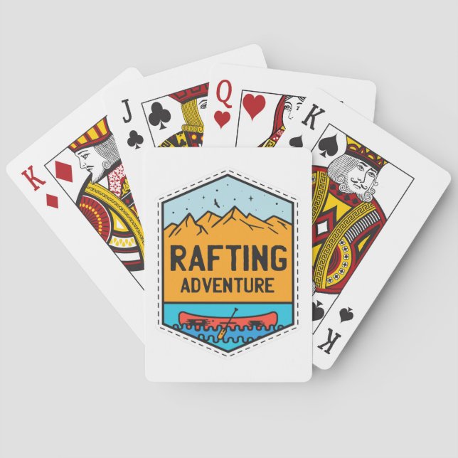 Rafting Adventure Playing Cards (Back)