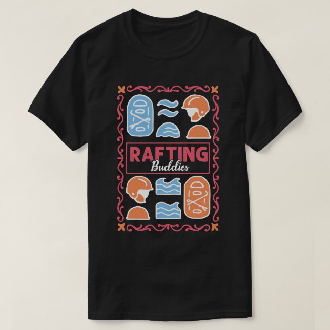 Rafting Buddies T-Shirt (Design Front)