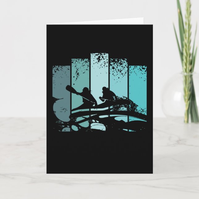 Rafting Retro Card (Front)