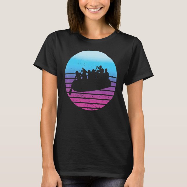 Rafting River Boat Fun   T-Shirt (Front)
