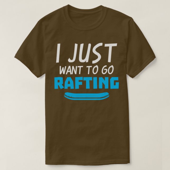 Rafting Saying Whitewater Rafter  T-Shirt (Design Front)